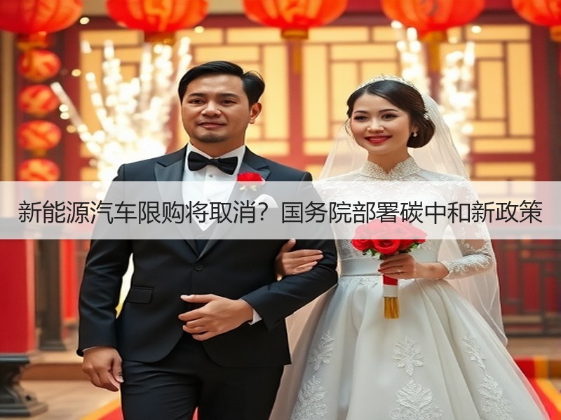 新能源汽车限购将取消?国务院部署碳中和新政策 新能源汽车限购将取消?国务院部署碳中和新政策