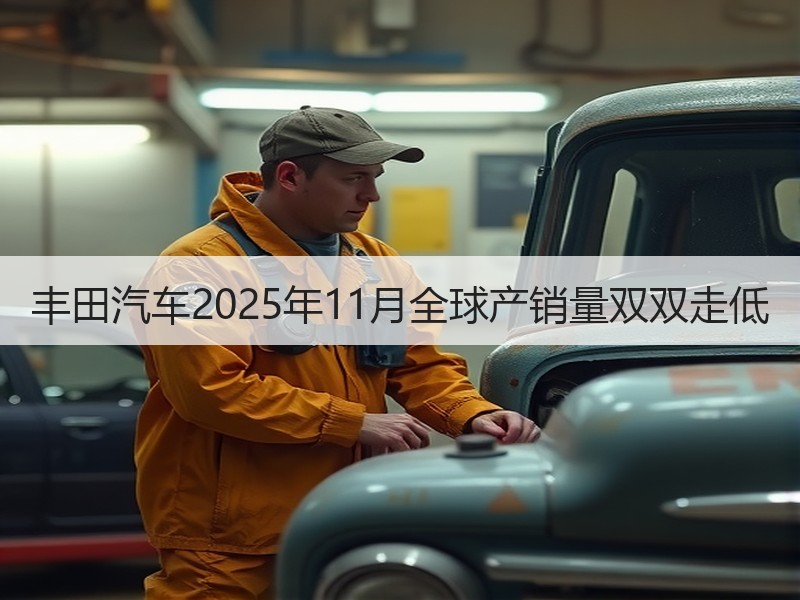 丰田汽车2025年11月全球产销量双双走低